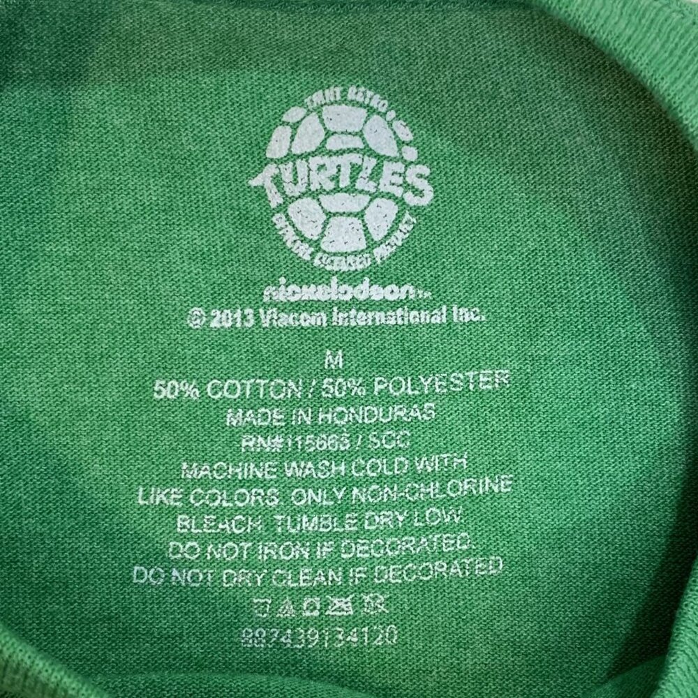 Teenage Mutant Ninja Turtle Green Medium Short Sleeve T-shirt - Picture 5 of 5